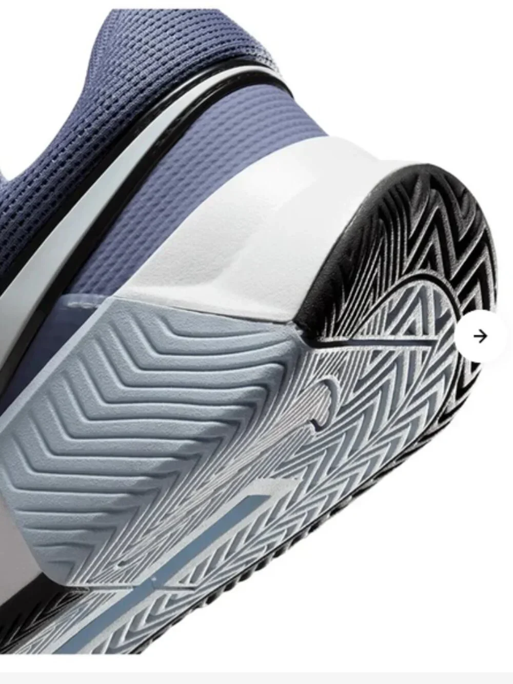 Nike GP Challenge 1 Indigo/Wh/Ghost Women's Hard Court Tennis Sneakers 8.5 NIB